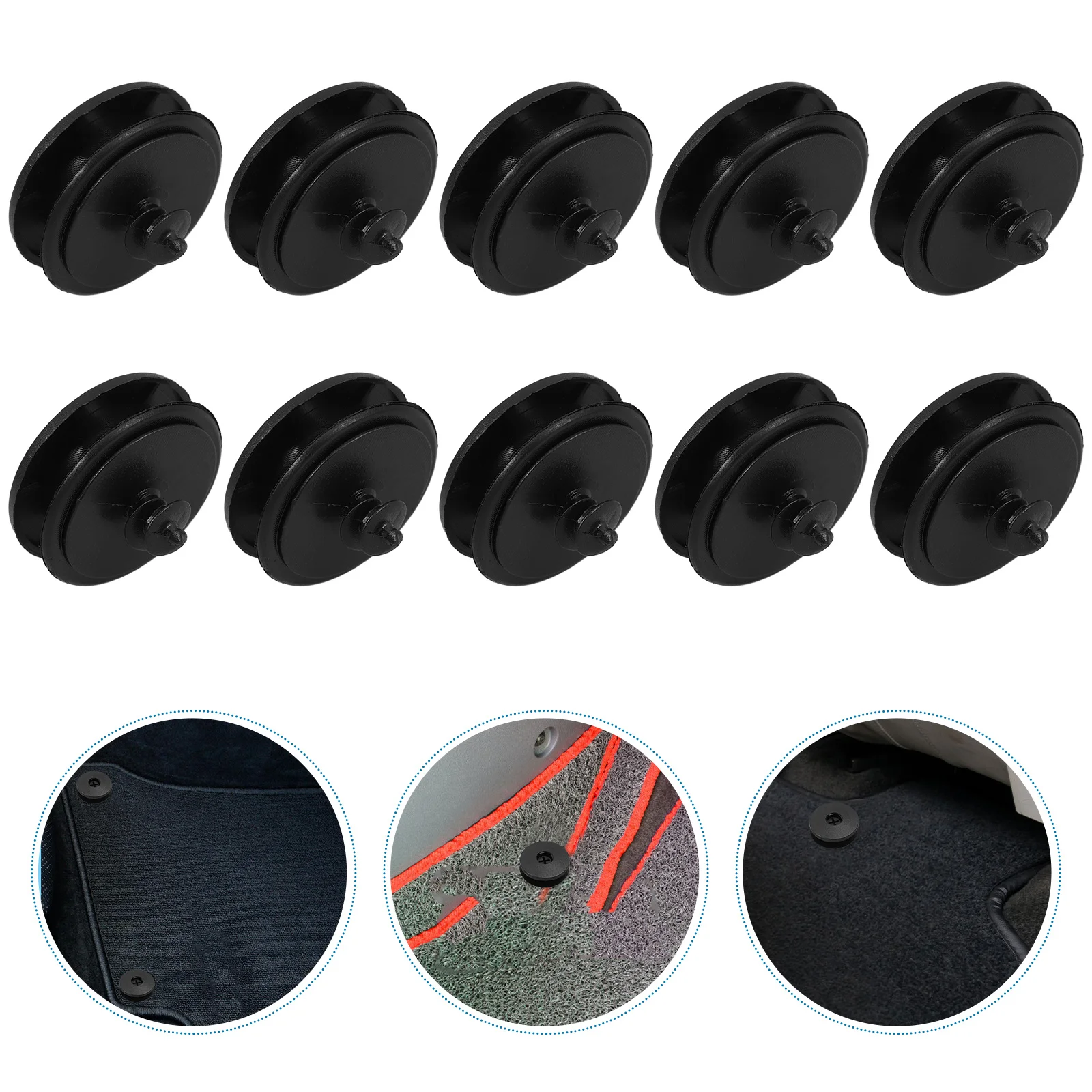 20Sets Foot Pad Mat Anti Slip Floor Mat Fixings Carpet Pad Fasteners for Cars Durable ABS Material
20Sets Foot Pad Mat Anti Slip Floor Mat Fixings Carpet Pad Fasteners for Cars Durable ABS Material