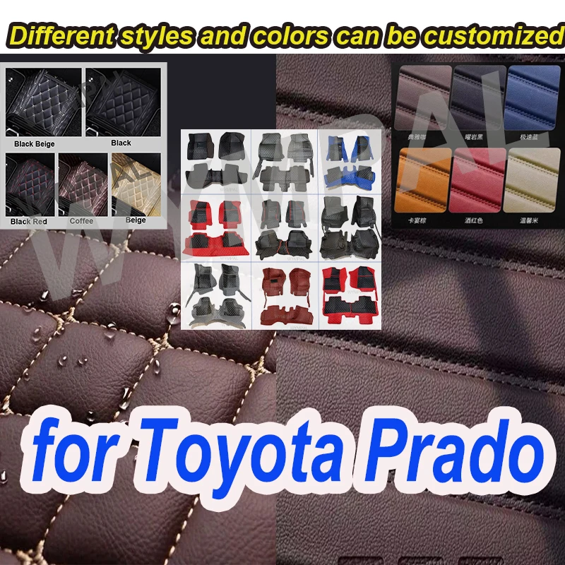 LUXURY Car Floor Mats For Toyota Prado(Eight Seats)2006 2007 2008 2009 Custom Auto Foot Pads Automobile Carpet Cover
LUXURY Car Floor Mats For Toyota Prado(Eight Seats)2006 2007 2008 2009 Custom Auto Foot Pads Automobile Carpet Cover