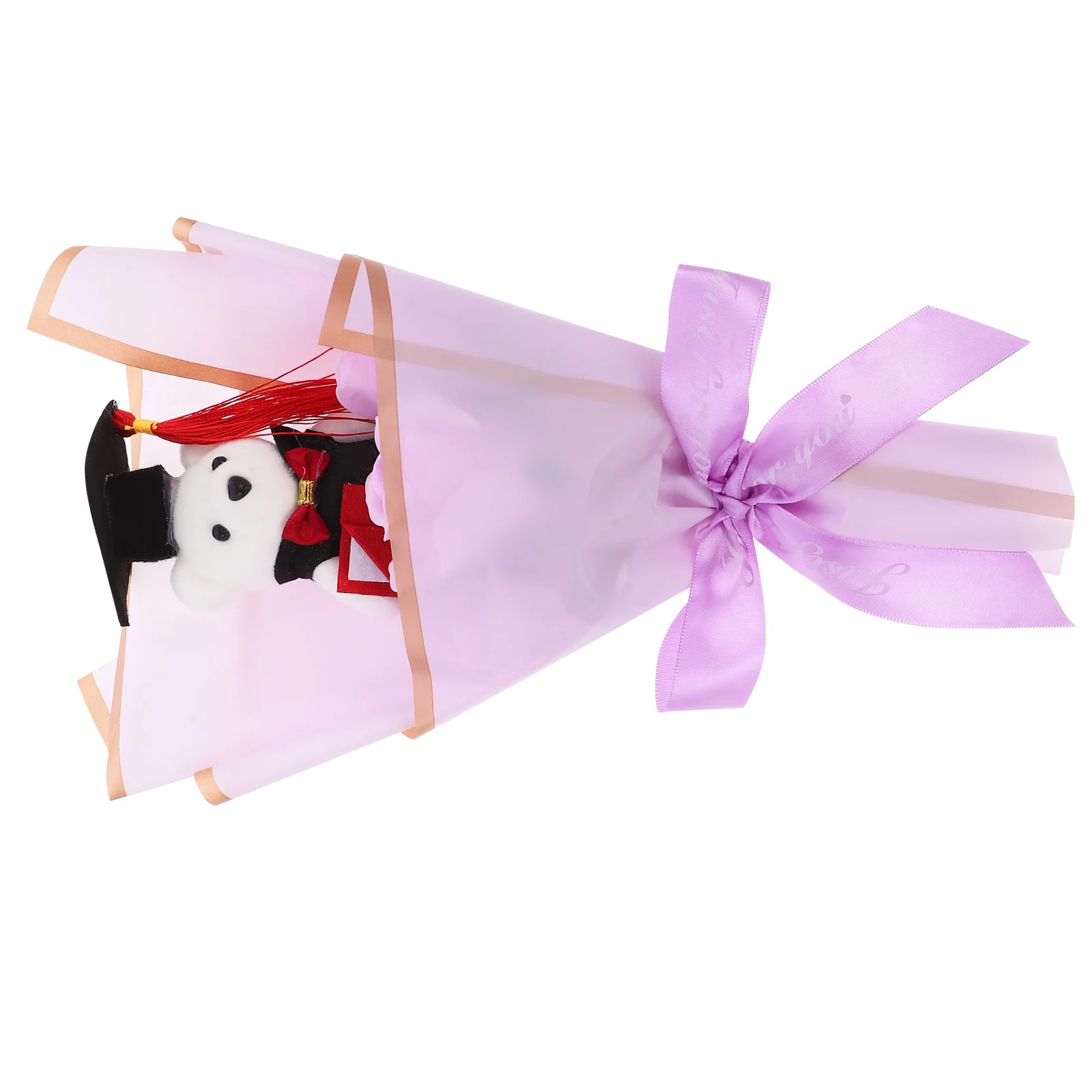 Plush Bear Bouquet Graduation Presents The Banner Lovely Decoration Artificial Flower
Plush Bear Bouquet Graduation Presents The Banner Lovely Decoration Artificial Flower