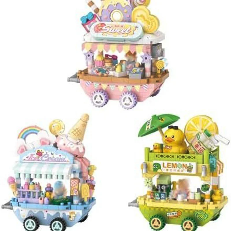 Idea City Street View Micro Diamond Block Icecream Candy Lemon Tea Mobile Vendors Building Brick Toys For Kids Gifts NANOBRICKS
Idea City Street View Micro Diamond Block Icecream Candy Lemon Tea Mobile Vendors Building Brick Toys For Kids Gifts NANOBRICKS