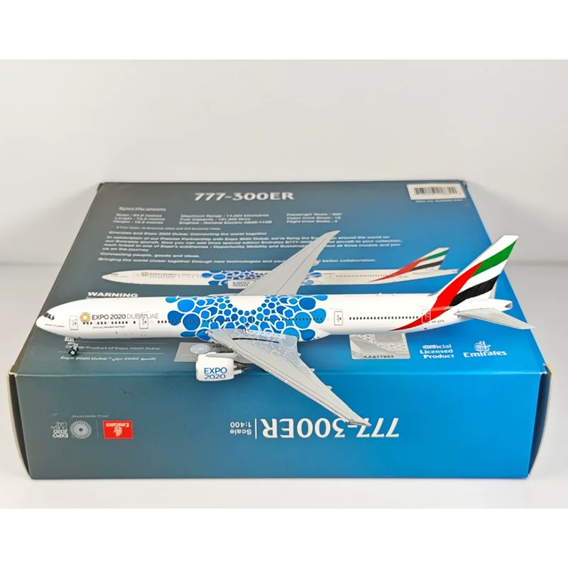 GeminiJets 1/400 Scale Emirates Airlines B777-300ER A6-EPK Die-cast Collectible Aircraft Model
GeminiJets 1/400 Scale Emirates Airlines B777-300ER A6-EPK Die-cast Collectible Aircraft Model