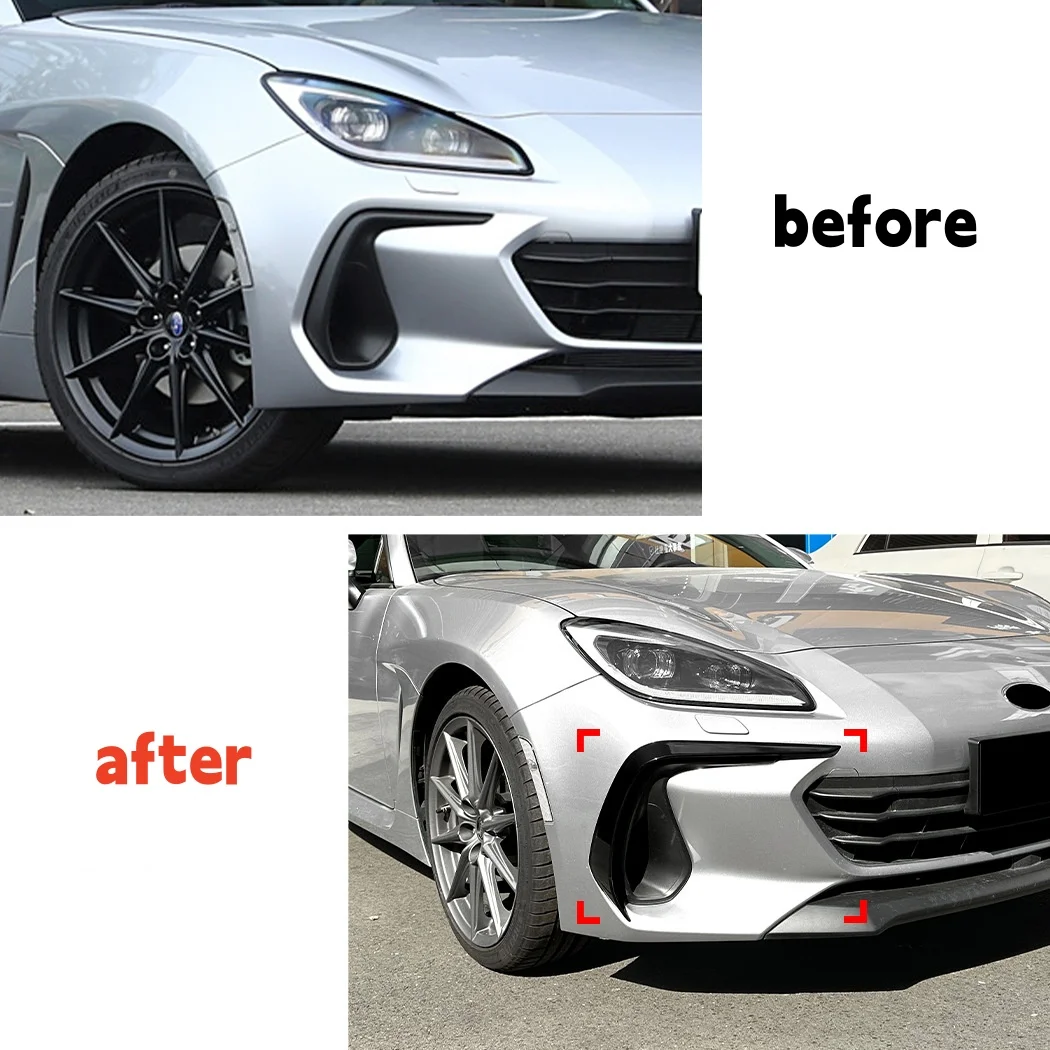 Передний бампер автомобиля, спойлер, сплиттер, крышка, накладки противотуманных фар Canard для Subaru BRZ 2021-2024, глянцевый черный
Передний бампер автомобиля, спойлер, сплиттер, крышка, накладки противотуманных фар Canard для Subaru BRZ 2021-2024, глянцевый черный