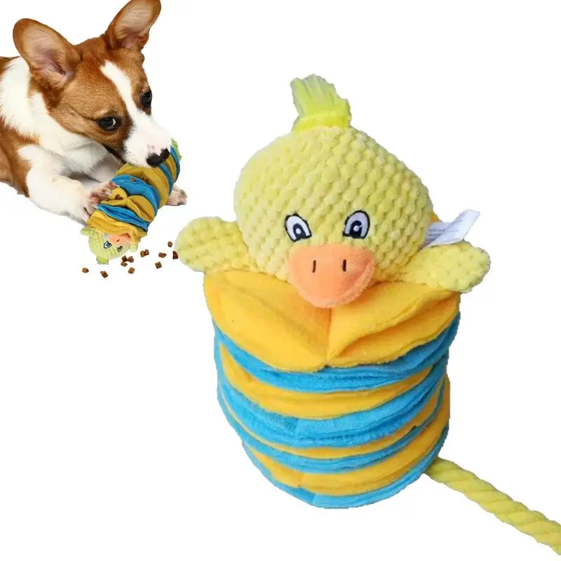 Dog Chew Toy Plush Duck Shape Chew Pillow Snuffle Ball Interactive Emotional Unbreakable Slow Feeder Cognitive Pet Puppy Toy For
Dog Chew Toy Plush Duck Shape Chew Pillow Snuffle Ball Interactive Emotional Unbreakable Slow Feeder Cognitive Pet Puppy Toy For