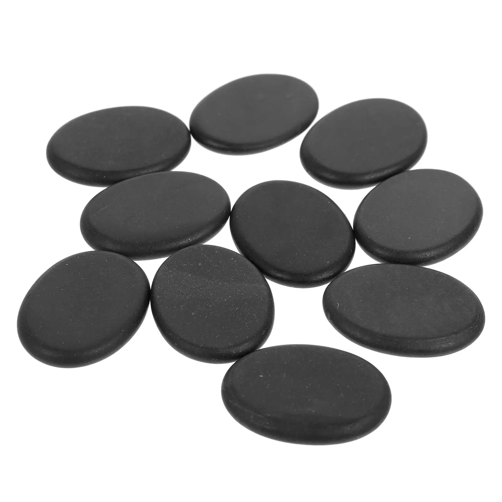 10 Pcs Body Massager Energy Stone Volcanic Hot Stones Face SPA Black Essential Oil
10 Pcs Body Massager Energy Stone Volcanic Hot Stones Face SPA Black Essential Oil