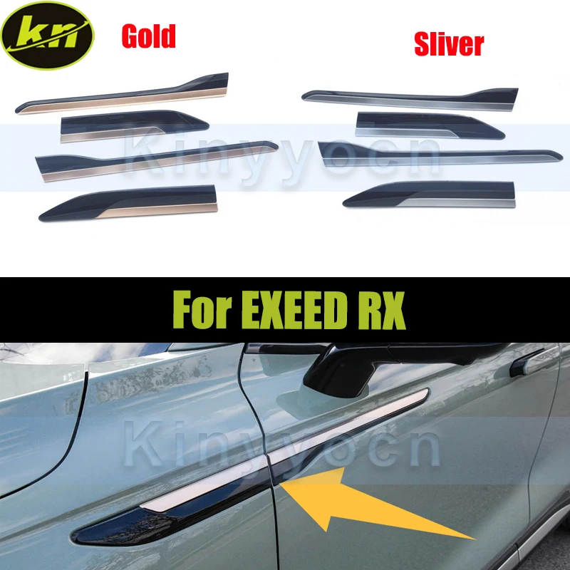Sliver Or Gold Car Exterior Fender Door Trim Strip Side Cover Trim For EXEED RX
Sliver Or Gold Car Exterior Fender Door Trim Strip Side Cover Trim For EXEED RX
