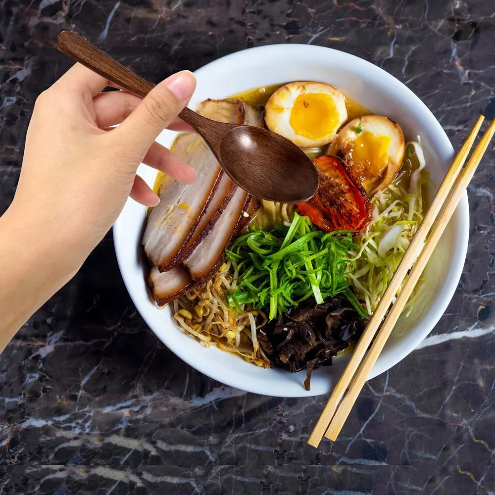 1Pc Natural Wood Spoons for Cooking Healthy Korean Japanese Chinese Spoons Durable Kitchen Wood-grained Spoon Tableware for Cook
1Pc Natural Wood Spoons for Cooking Healthy Korean Japanese Chinese Spoons Durable Kitchen Wood-grained Spoon Tableware for Cook