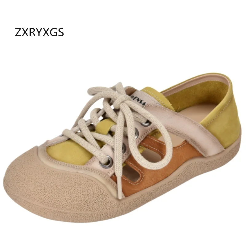 Новые женские повседневные кроссовки ZXRYXGS из натуральной кожи, модные дышащие сандалии на плоской подошве для путешествий, коллекция 2026
Новые женские повседневные кроссовки ZXRYXGS из натуральной кожи, модные дышащие сандалии на плоской подошве для путешествий, коллекция 2026