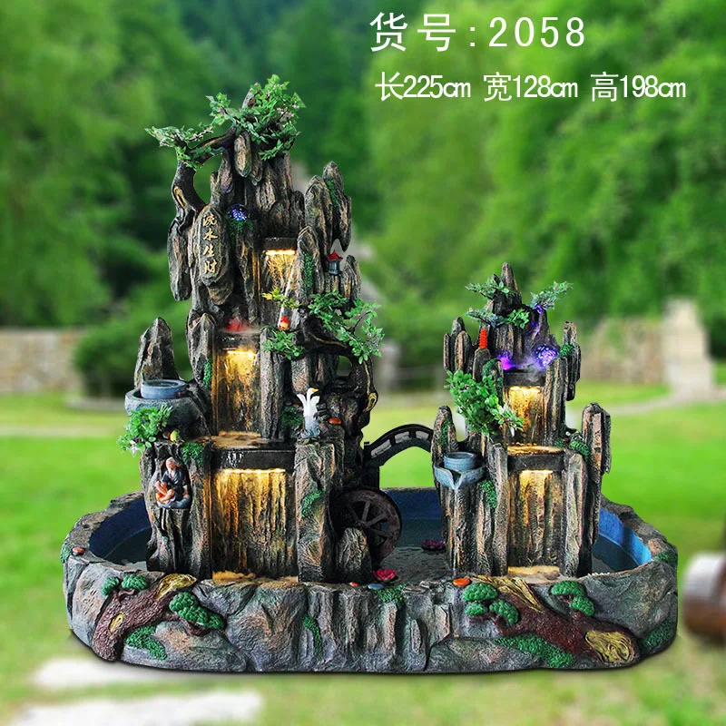 Large rockery, flowing water fountain, indoor and outdoor water feature decoration, craft jewelry, fish pond, living room, garde
Large rockery, flowing water fountain, indoor and outdoor water feature decoration, craft jewelry, fish pond, living room, garde