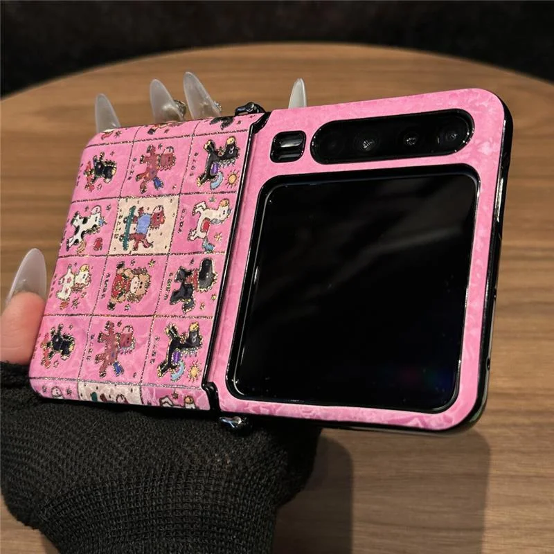 For Samsung Galaxy Z Flip 7 6 5 4 Case Pink Horse Phone Cases for Xiaomi Mix Flip/ Motorola razr50 60Ultra Case Funda Coque
For Samsung Galaxy Z Flip 7 6 5 4 Case Pink Horse Phone Cases for Xiaomi Mix Flip/ Motorola razr50 60Ultra Case Funda Coque