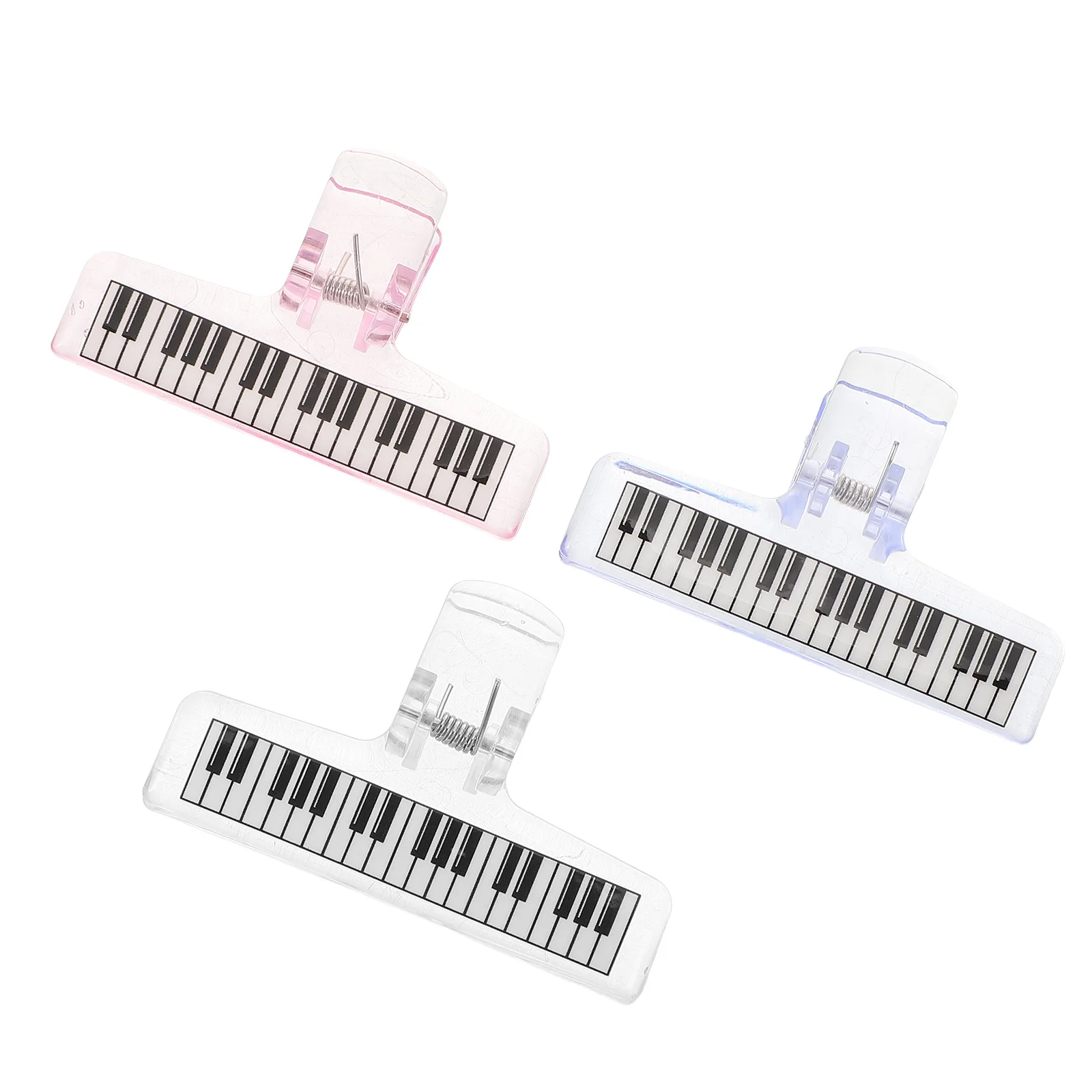 3 Pcs Piano Sheet Music Holder Clip Bracket Large Clips Book Acrylic for Notation Student
3 Pcs Piano Sheet Music Holder Clip Bracket Large Clips Book Acrylic for Notation Student