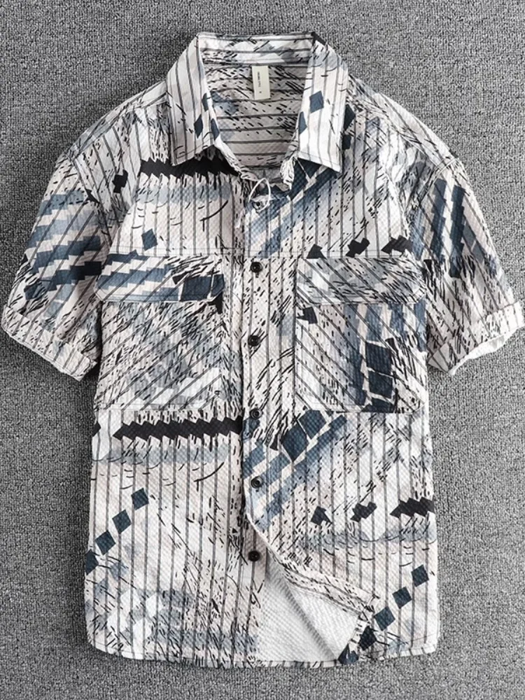 Retro Floral Bubble Shirt Men's Lightweight Short Sleeve Shirt Spring Summer New Arrival Hawaiian Style Breathable Polyester ...
Retro Floral Bubble Shirt Men's Lightweight Short Sleeve Shirt Spring Summer New Arrival Hawaiian Style Breathable Polyester ...
