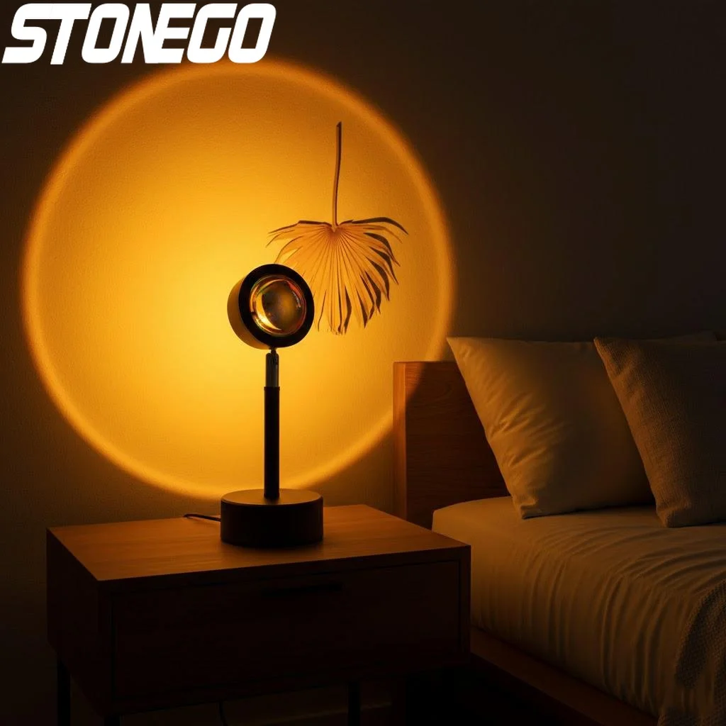 Проекционный светильник-ночник с эффектом заката и вращающейся радугой, светодиодный, USB-питание, современный напольный светильник для домашнего декора
Проекционный светильник-ночник с эффектом заката и вращающейся радугой, светодиодный, USB-питание, современный напольный светильник для домашнего декора