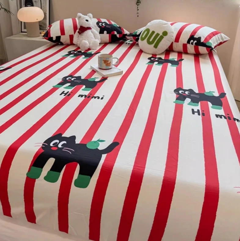 red Bedsheet single piece 100% pure cotton cartoon cotton bed sheet anti slip printed cartoon bedsheet
red Bedsheet single piece 100% pure cotton cartoon cotton bed sheet anti slip printed cartoon bedsheet
