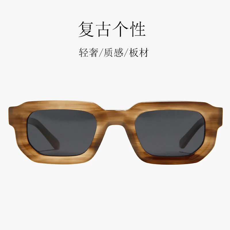 Модные ацетатные солнцезащитные очки для мужчин и женщин, брендовые дизайнерские очки, квадратные уличные солнцезащитные очки, уникальный цвет, индивидуальный заказ по рецепту
Модные ацетатные солнцезащитные очки для мужчин и женщин, брендовые дизайнерские очки, квадратные уличные солнцезащитные очки, уникальный цвет, индивидуальный заказ по рецепту