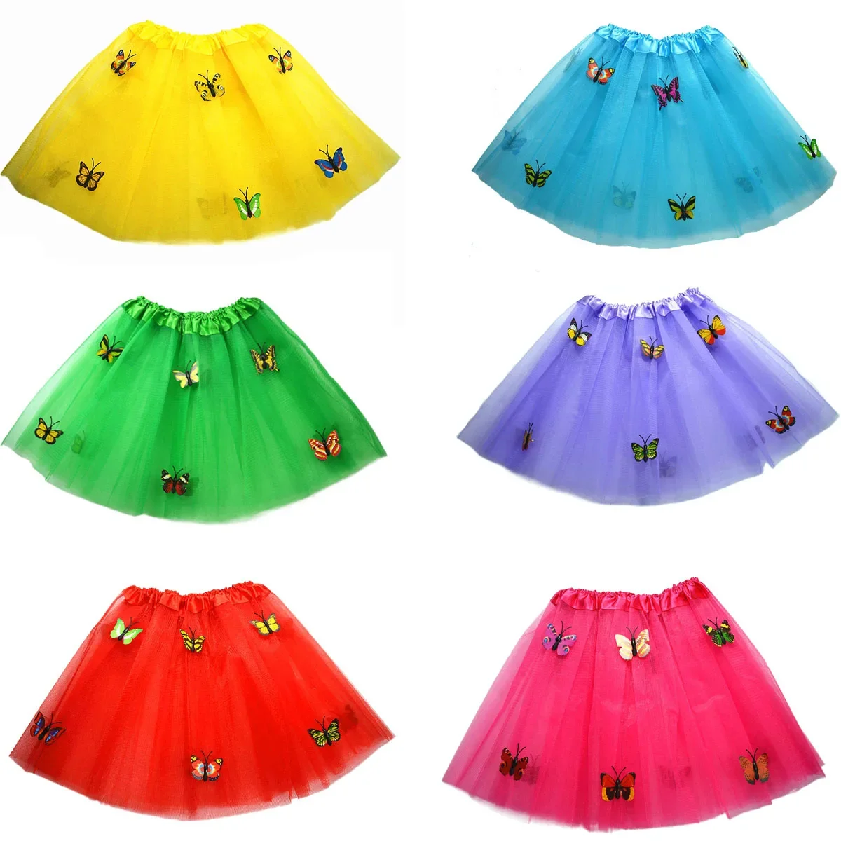 Child Girl Butterfly Skirts Tutu 3 Layer Short Tulle Ball Gown Pettiskirt Birthday Gift Party Clothes Halloween Christmas
Child Girl Butterfly Skirts Tutu 3 Layer Short Tulle Ball Gown Pettiskirt Birthday Gift Party Clothes Halloween Christmas