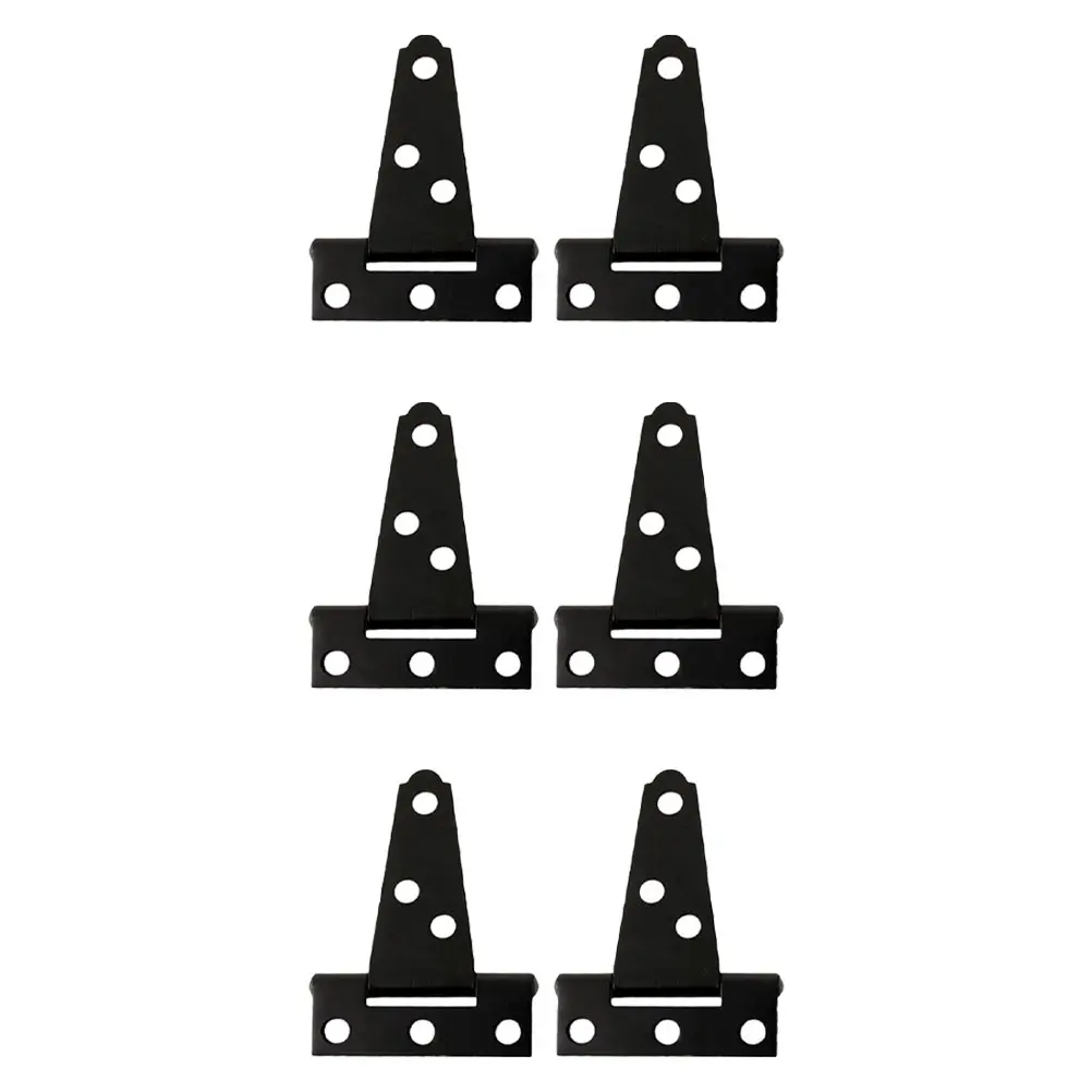 6pcs T-shaped Hinges Black Soft Closing for Kitchen Cabinet Wood Door Duty Gate Oxidation Resistant Flexible
6pcs T-shaped Hinges Black Soft Closing for Kitchen Cabinet Wood Door Duty Gate Oxidation Resistant Flexible