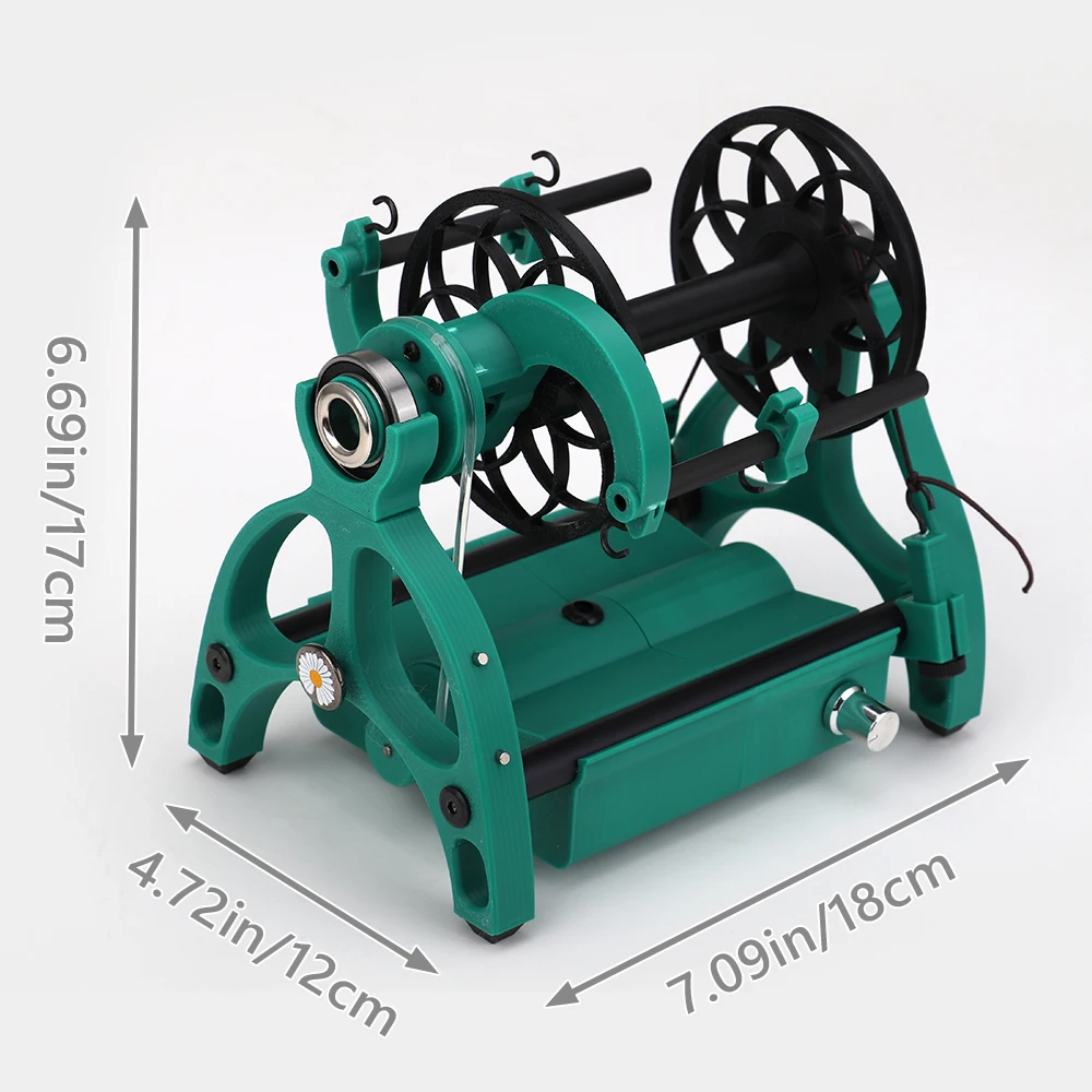 Automatic Yarn Winding Machine Handmade Wool Yarn Spinner Easy to Use Versatile Practical Sturdy Mini Electric Spinning Wheel
Automatic Yarn Winding Machine Handmade Wool Yarn Spinner Easy to Use Versatile Practical Sturdy Mini Electric Spinning Wheel