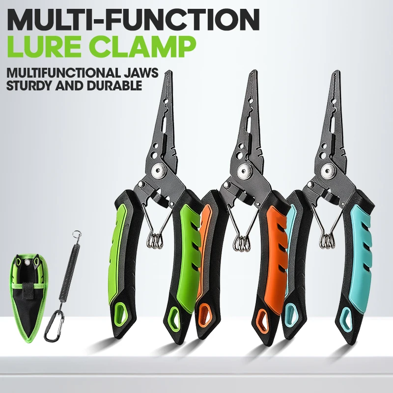 TAIYU Outdoor Multi-functional Lure Clamp Stainless Steel Cutting Line Hook Scissors Straight Mouth Fish Control Pliers
TAIYU Outdoor Multi-functional Lure Clamp Stainless Steel Cutting Line Hook Scissors Straight Mouth Fish Control Pliers