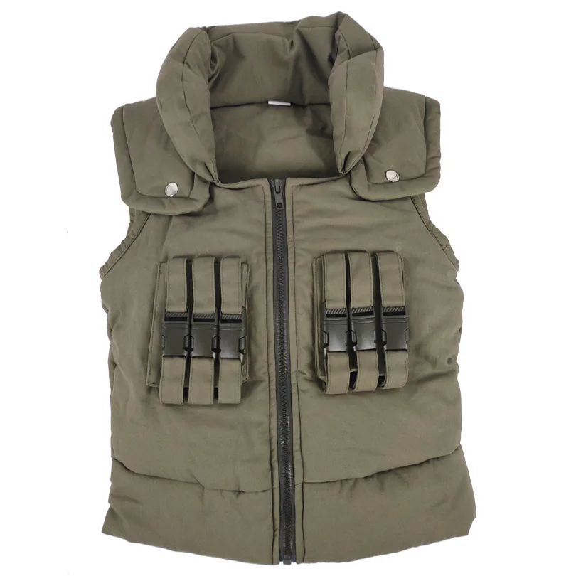 Kids Hot Anime Costume Cosplay Halloween Carnival Children Fancy Army Green Jacket Boys Girls Winter Vest
Kids Hot Anime Costume Cosplay Halloween Carnival Children Fancy Army Green Jacket Boys Girls Winter Vest