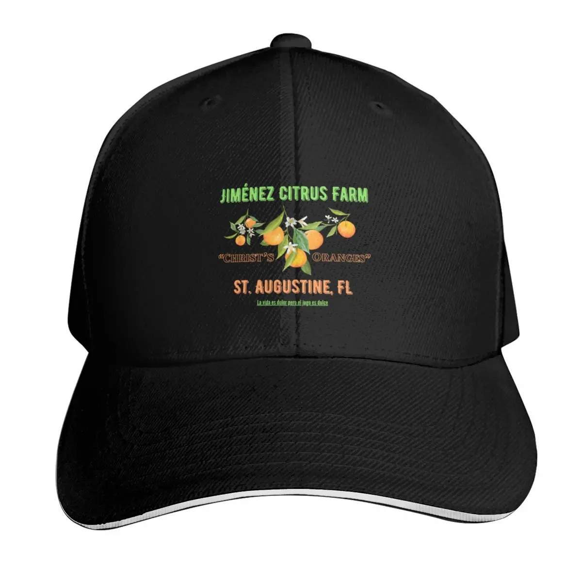 Jimenez Citrus Farm Baseball Cap Trucker Hat Fashion Beach custom caps Bobble Hat Men Golf Wear Women's
Jimenez Citrus Farm Baseball Cap Trucker Hat Fashion Beach custom caps Bobble Hat Men Golf Wear Women's