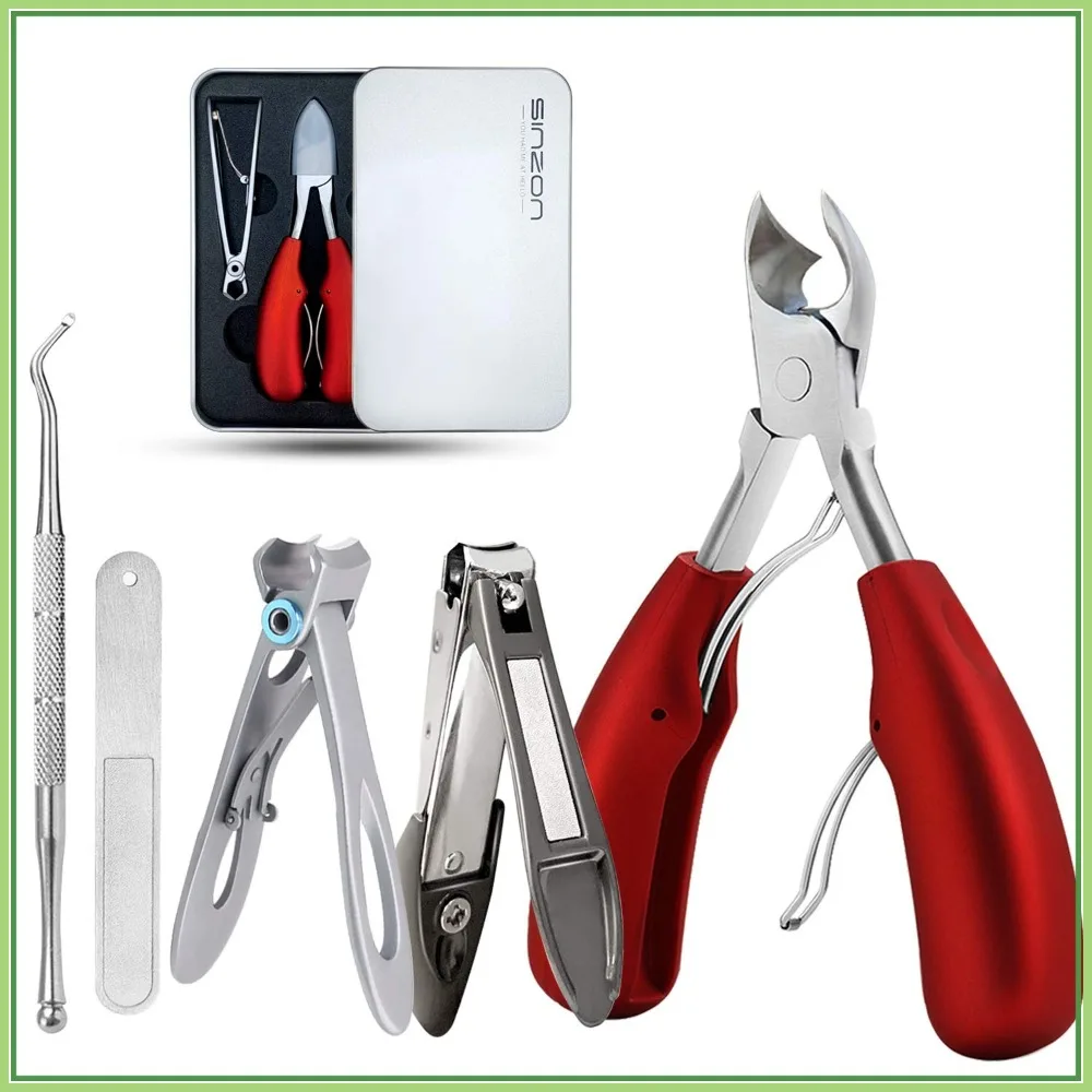 Thick Toenail Clippers, Podiatrist Toe Nail Clippers for Ingrown & Thick Nails, Surgical Stainless Steel Trimmer Nipper (Red)
Thick Toenail Clippers, Podiatrist Toe Nail Clippers for Ingrown & Thick Nails, Surgical Stainless Steel Trimmer Nipper (Red)