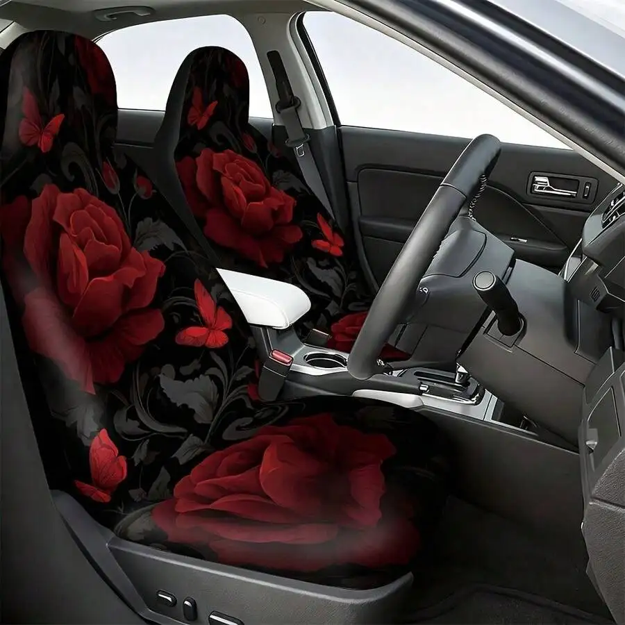 Black Red Rose Butterfly Car Seat Covers Universal Fit Breathable Comfortable Easy Install Clean
Black Red Rose Butterfly Car Seat Covers Universal Fit Breathable Comfortable Easy Install Clean