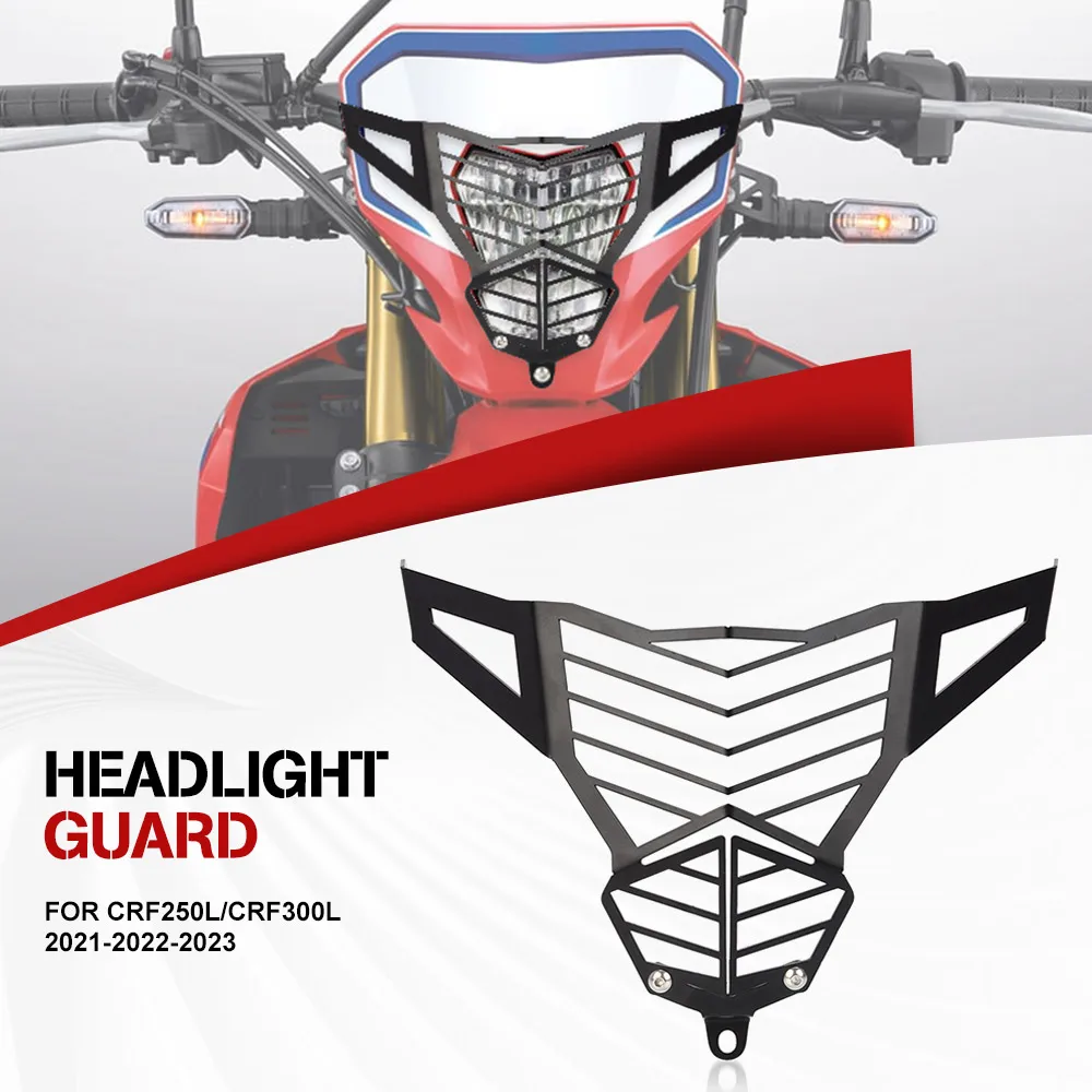 FOR HONDA CRF250L/CRF300L 2021-2022-2023 Motorcycle Headlight Protector Guard Head Lamp Grill Protection Cover CRF 300L 250L
FOR HONDA CRF250L/CRF300L 2021-2022-2023 Motorcycle Headlight Protector Guard Head Lamp Grill Protection Cover CRF 300L 250L