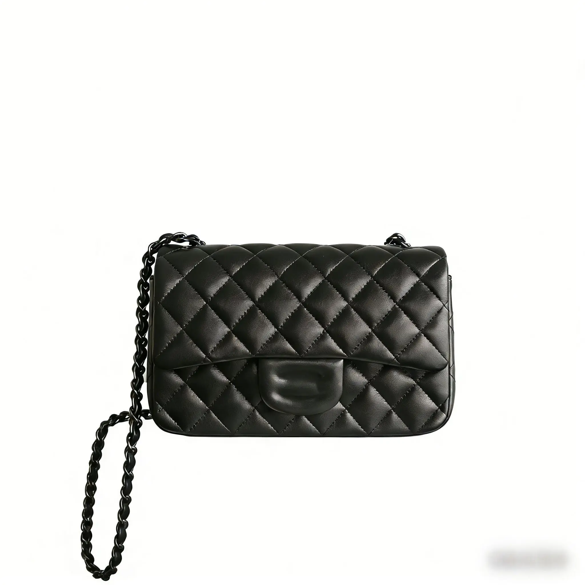 Luxury Bag Black Quilted Leather Flap Bag with Black Chain Strap, Shoulder & Crossbody Purse, Luxury Designer Inspired Women's Handbag
Luxury Bag Black Quilted Leather Flap Bag with Black Chain Strap, Shoulder & Crossbody Purse, Luxury Designer Inspired Women's Handbag