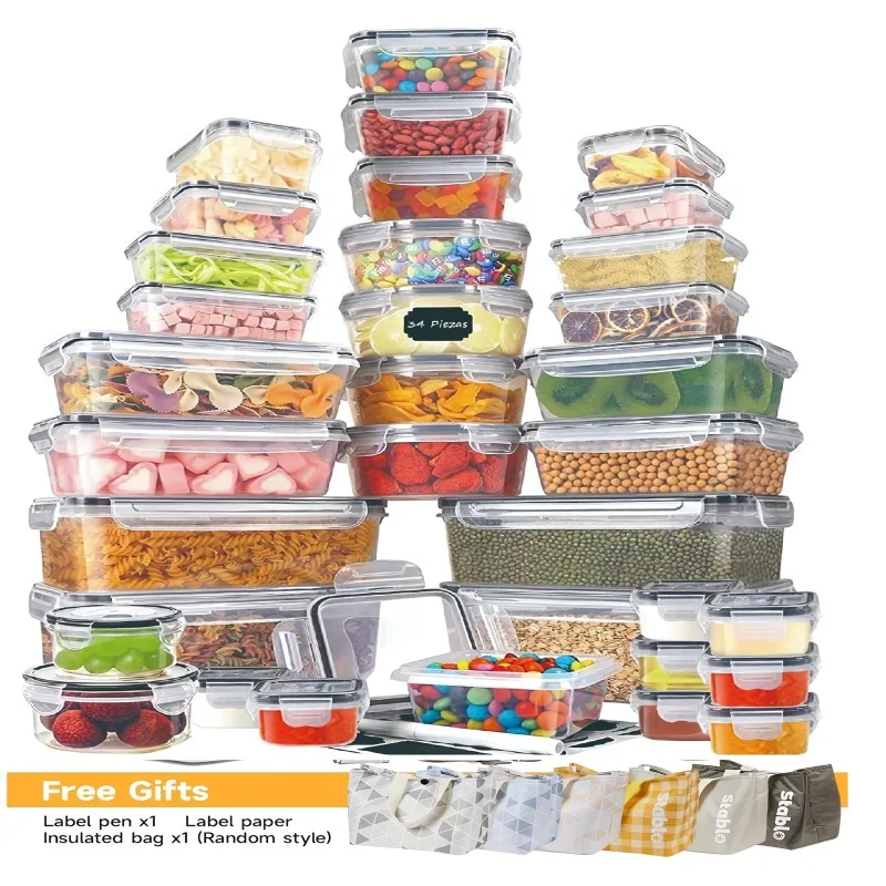 48PCS BPA-Free Food Storage Set – 24 Airtight Containers with Lids & Labels for Kitchen, Pantry & Travel
48PCS BPA-Free Food Storage Set – 24 Airtight Containers with Lids & Labels for Kitchen, Pantry & Travel