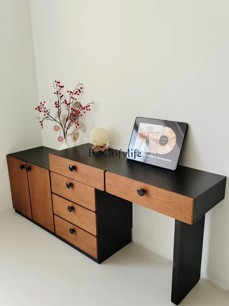 yj32 French retro solid wood chest dresser integrated corner end of bed medium antique makeup table storage cabinet
yj32 French retro solid wood chest dresser integrated corner end of bed medium antique makeup table storage cabinet