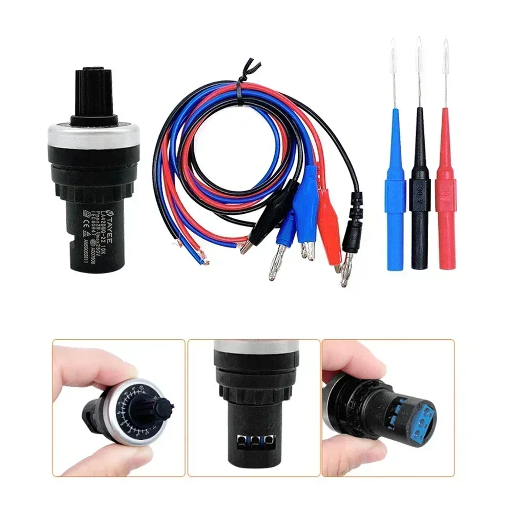 Диагностический инструмент для ремонта транспортных средств Симулятор аналогового сигнала с датчиком сопротивления и регулируемым аналоговым сопротивлением
Диагностический инструмент для ремонта транспортных средств Симулятор аналогового сигнала с датчиком сопротивления и регулируемым аналоговым сопротивлением