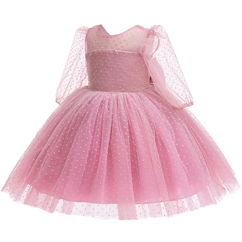 Children's Party Elegant Evening Dress Birthday Party Gauze Baby Dress Polka Dot Bubble Sleeves Cute Girl Princess Dress 1-6Y
Children's Party Elegant Evening Dress Birthday Party Gauze Baby Dress Polka Dot Bubble Sleeves Cute Girl Princess Dress 1-6Y