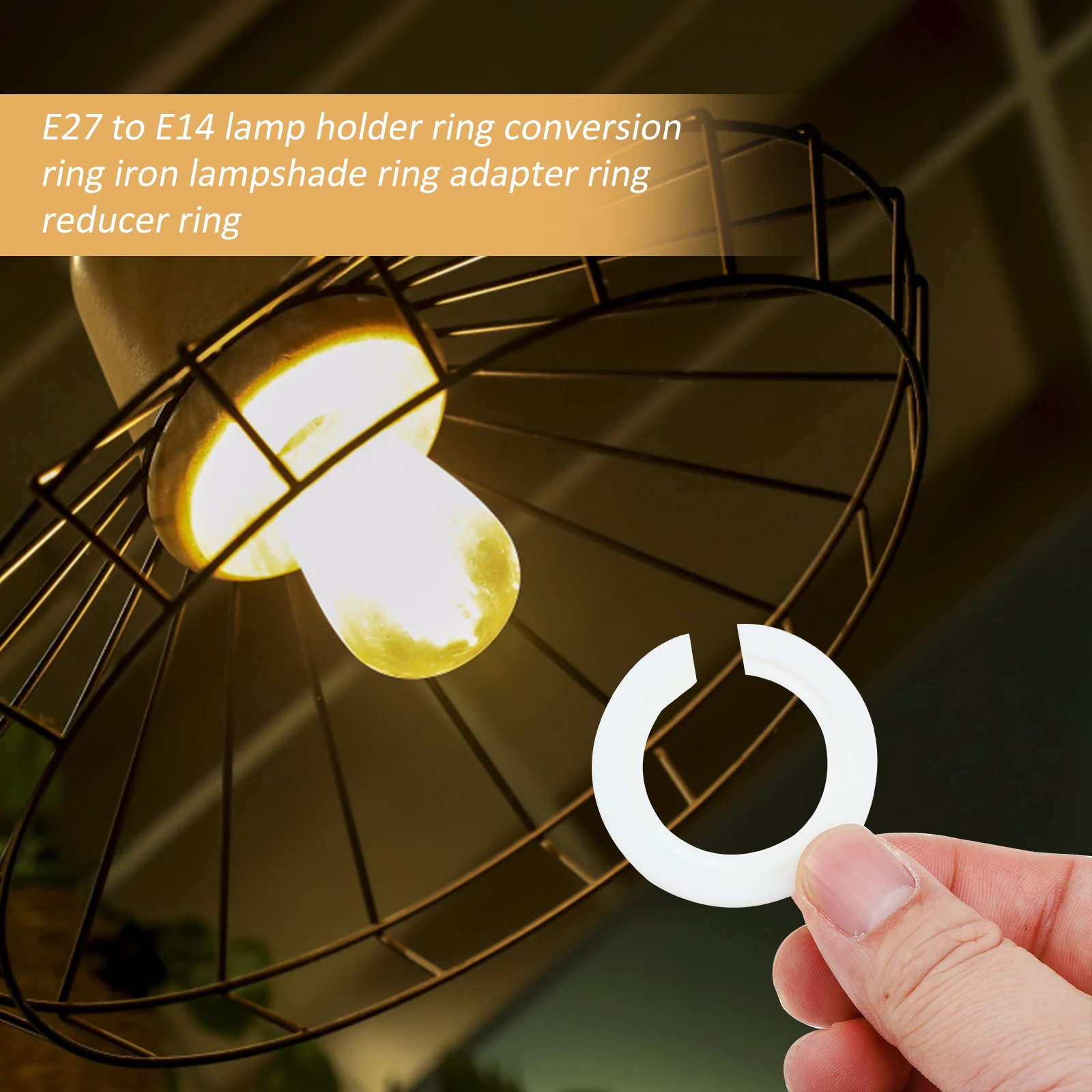 24pcs Lamp Head Conversion Rings Plastic Material E27 to E14 Adapter Shade Fixing Circle Base Rechargeable Light Bulb
24pcs Lamp Head Conversion Rings Plastic Material E27 to E14 Adapter Shade Fixing Circle Base Rechargeable Light Bulb