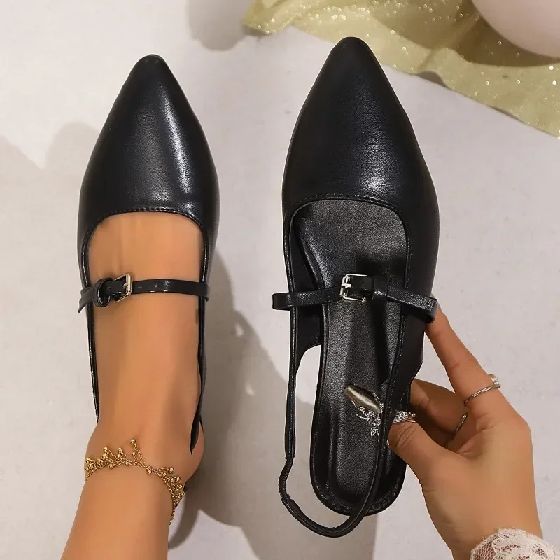 2025 Women's Shoes Closed Toe Women's Sandals Plus Size Office Sandals Women Buckle Pointed Toe Low Heel Slip on Shoes Female
2025 Women's Shoes Closed Toe Women's Sandals Plus Size Office Sandals Women Buckle Pointed Toe Low Heel Slip on Shoes Female