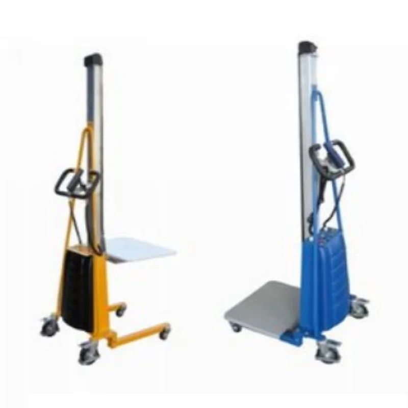 Mini electric stacker, single column stacker, manual mini hydraulic stacker
Mini electric stacker, single column stacker, manual mini hydraulic stacker