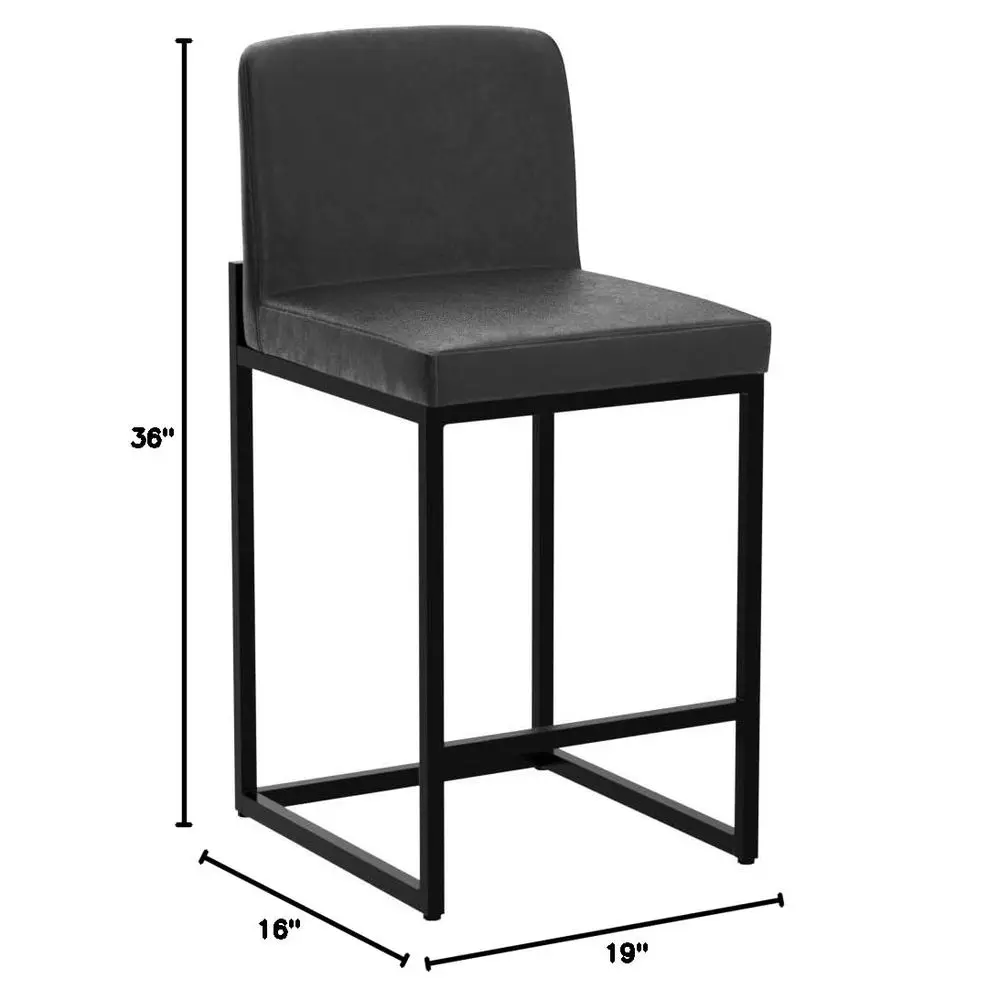 Black Bar Stools Set of 4, Counter Height 24 Barstool Pu Leather Bar Stools with Back, Kitchen Bar Chairs
Black Bar Stools Set of 4, Counter Height 24 Barstool Pu Leather Bar Stools with Back, Kitchen Bar Chairs