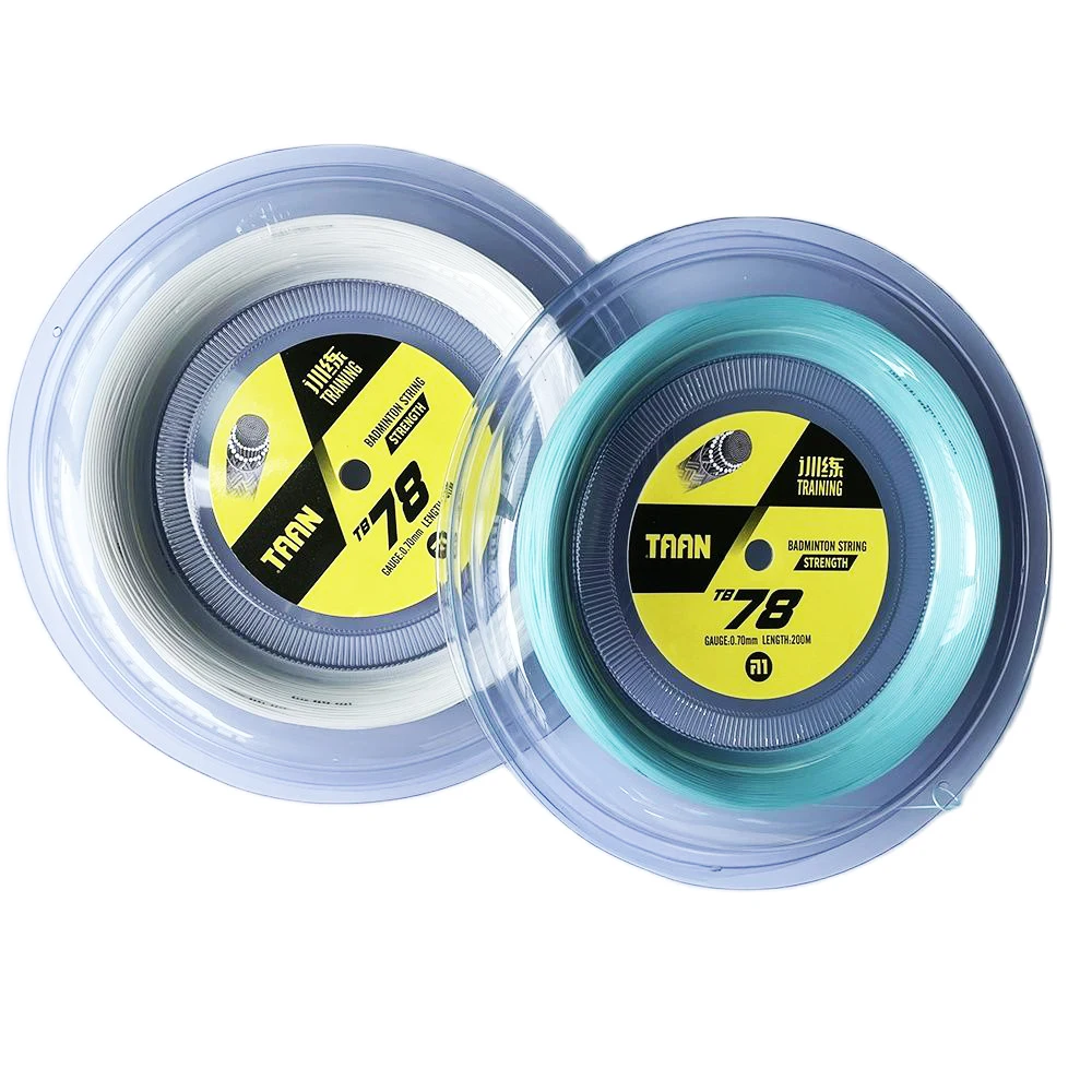 Genuine TAAN TB78 200M Badminton String 28Lbs Badminton Racket Strings 0.70MM Durable Training Strings
Genuine TAAN TB78 200M Badminton String 28Lbs Badminton Racket Strings 0.70MM Durable Training Strings