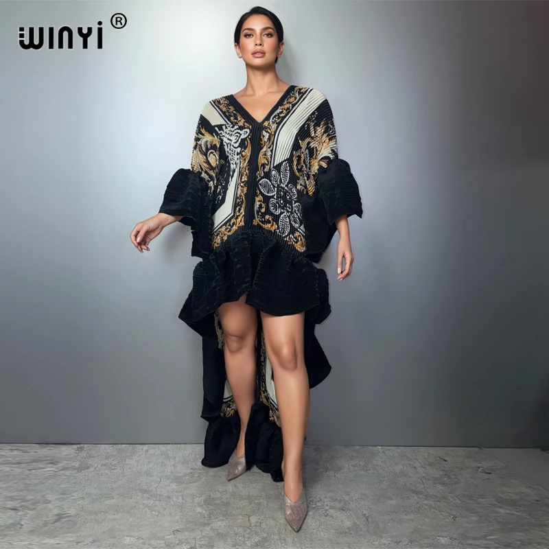 WINYI Middle East Boho Maxi Kaftan Dress Elegant Pleated Elastic Beach Cover up Luxury Party Evening Dubai Style Abaya
WINYI Middle East Boho Maxi Kaftan Dress Elegant Pleated Elastic Beach Cover up Luxury Party Evening Dubai Style Abaya