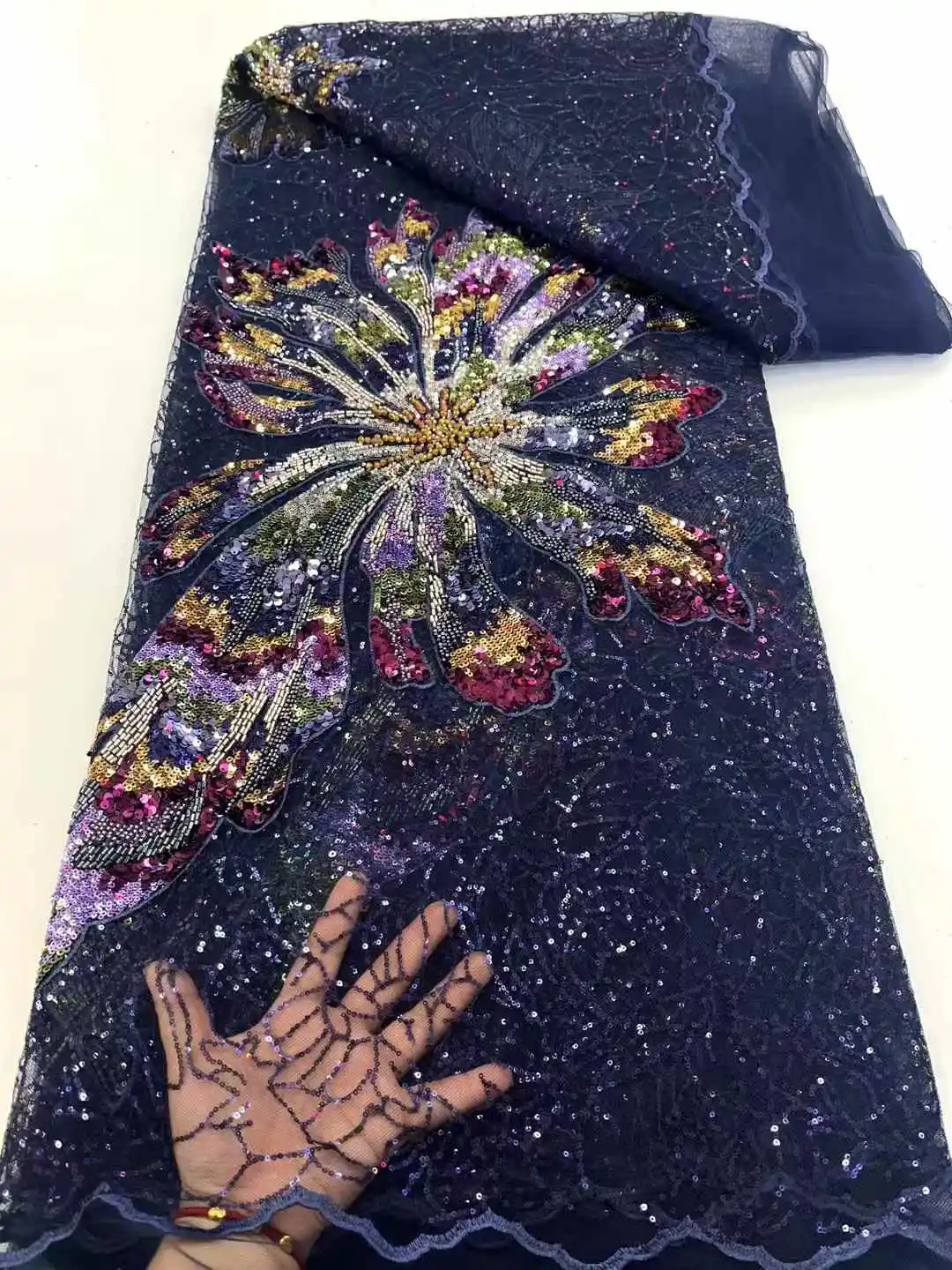 Новинка 2024 года, африканская, французская, нигерийская, высококачественная кружевная ткань с бусинами и блестками, сетка для вышивки, свадебное платье для шитья невесты
Новинка 2024 года, африканская, французская, нигерийская, высококачественная кружевная ткань с бусинами и блестками, сетка для вышивки, свадебное платье для шитья невесты