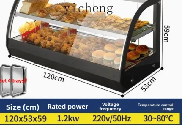 thermal insulation cabinet commercial desktop small curved cooked fried chicken heating display cabinet
thermal insulation cabinet commercial desktop small curved cooked fried chicken heating display cabinet