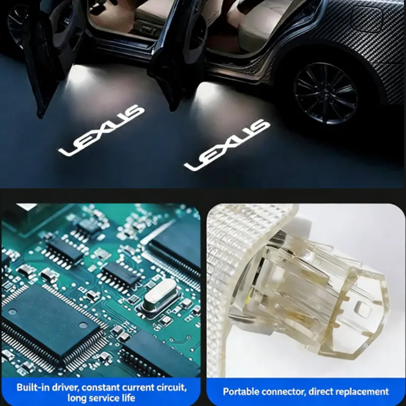 2Pcs LED Car Door logo Projector Ghost Shadow Welcome Lights For Lexus RX ES GX LS LX IS GS RC UX Series ES200 ES250 ES260 300
2Pcs LED Car Door logo Projector Ghost Shadow Welcome Lights For Lexus RX ES GX LS LX IS GS RC UX Series ES200 ES250 ES260 300