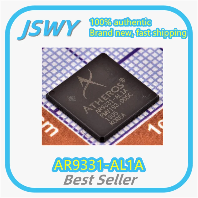 (5/50 pcs) AR9331-AL1A AR9331 QFN-148 Integrated Circuit IC Genuine Authentic Stock Original Packaging
(5/50 pcs) AR9331-AL1A AR9331 QFN-148 Integrated Circuit IC Genuine Authentic Stock Original Packaging