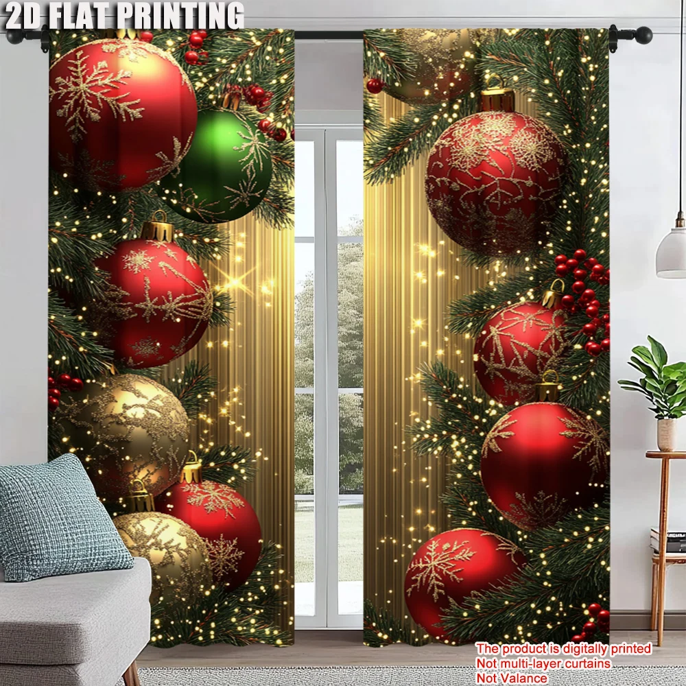 2Pcs Yellow Christmas Curtains Rod Pocket Design Digital Printed Polyester Drapes For Living Room Kitchen Bedroom And More
2Pcs Yellow Christmas Curtains Rod Pocket Design Digital Printed Polyester Drapes For Living Room Kitchen Bedroom And More