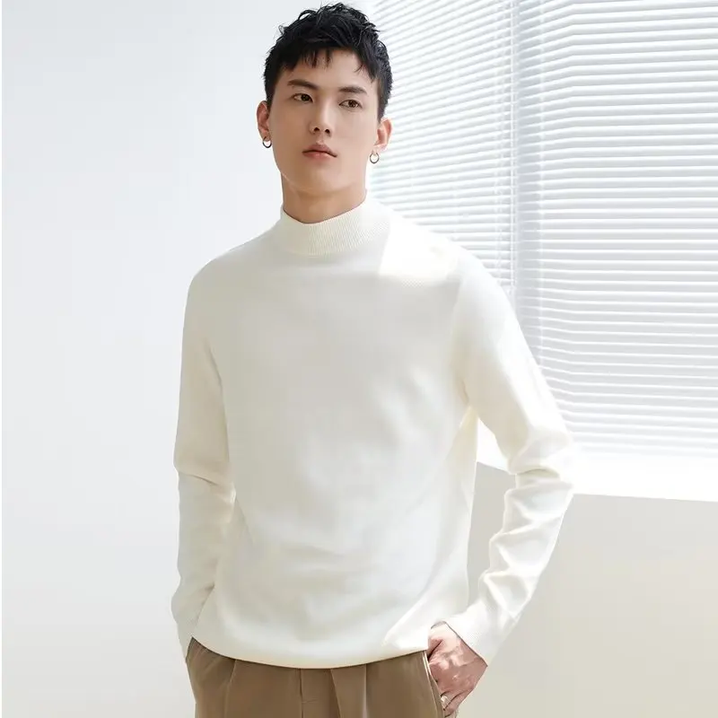 Sweater men's half high neck solid color interior bottom shirt 2025 Spring and Autumn new business casual jacket knitted sweater
Sweater men's half high neck solid color interior bottom shirt 2025 Spring and Autumn new business casual jacket knitted sweater