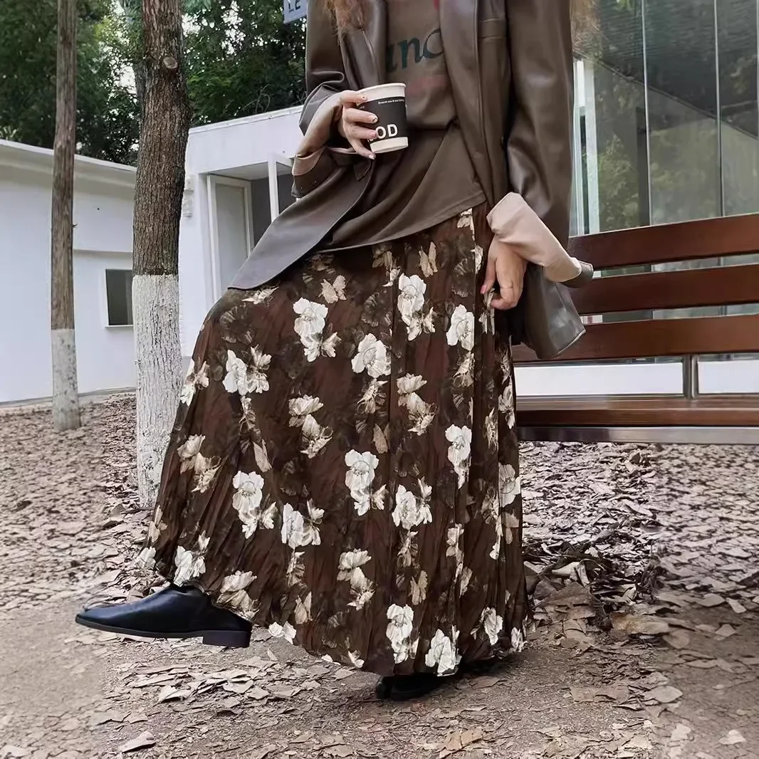 2025 New Women's Skirt Matching Large Wrap Long Dress Slimming Half Skirt A- Line Vintage Flower Skirt
2025 New Women's Skirt Matching Large Wrap Long Dress Slimming Half Skirt A- Line Vintage Flower Skirt