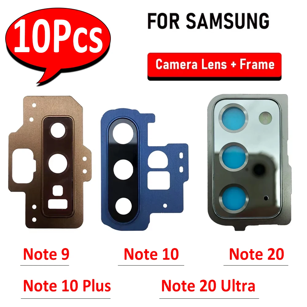 10Pcs,For Samsung Note 9 10 Plus 20 Ultra Rear Camera Glass Lens Cover With Frame Holder with Glue Sticker Replacement Parts
10Pcs,For Samsung Note 9 10 Plus 20 Ultra Rear Camera Glass Lens Cover With Frame Holder with Glue Sticker Replacement Parts