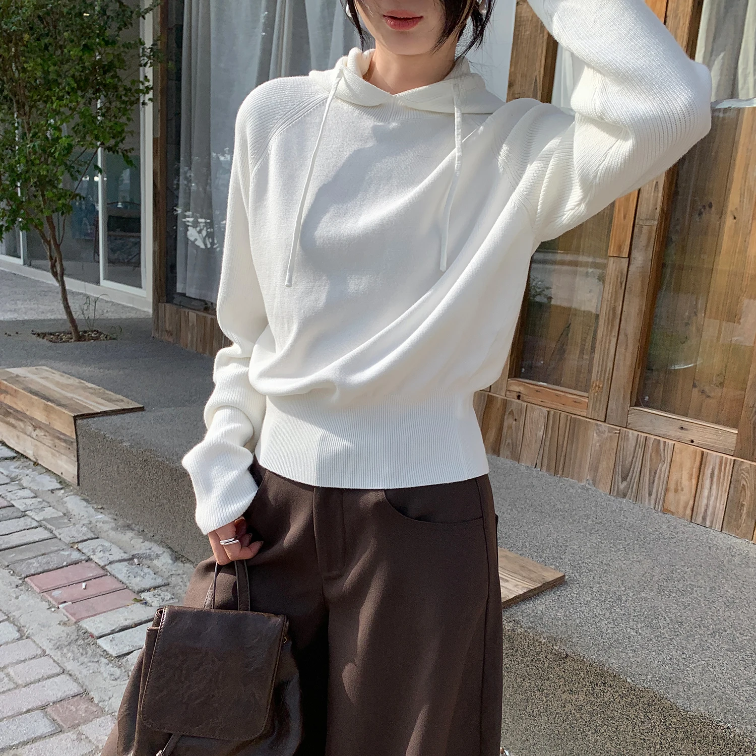 Y2K свитер с капюшоном в корейском стиле, женская короткая куртка, свободный пуловер, трикотаж, топ, осень-зима
Y2K свитер с капюшоном в корейском стиле, женская короткая куртка, свободный пуловер, трикотаж, топ, осень-зима