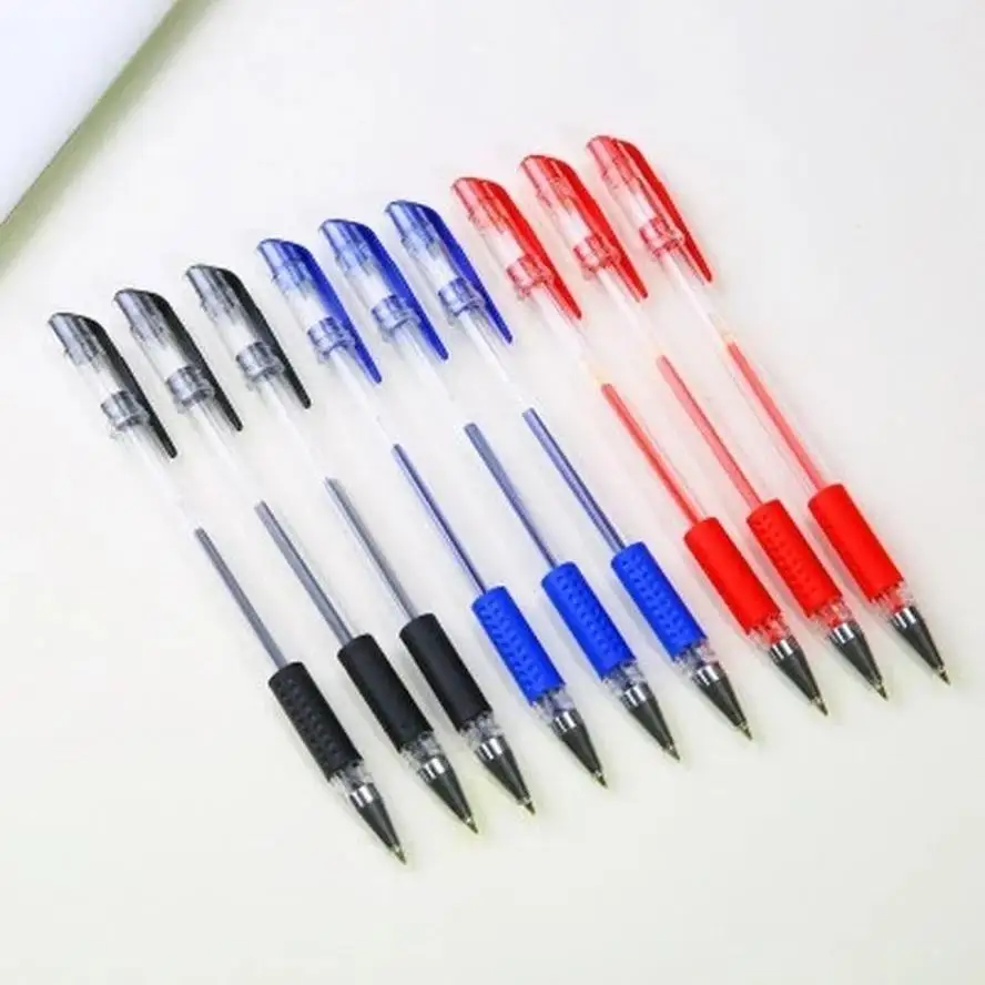 10Pcs Set Smooth Writing Black Blue Red Ink 0.5mm Gel Pen Student Office School Supplies
10Pcs Set Smooth Writing Black Blue Red Ink 0.5mm Gel Pen Student Office School Supplies