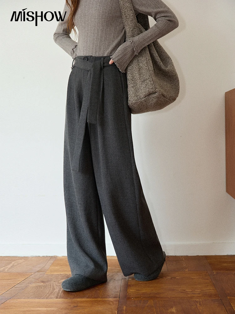 MISHOW Women's Winter Pants 2025 Retro Gray Wide-leg Pants Loose Warm Comfortable Commute Slim Trousers Woman Clothes MXE89K1099
MISHOW Women's Winter Pants 2025 Retro Gray Wide-leg Pants Loose Warm Comfortable Commute Slim Trousers Woman Clothes MXE89K1099