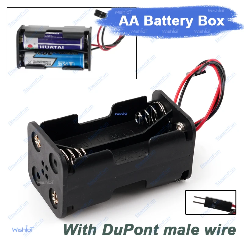 4 Cell AA Battery Holder 6V with JR Connector for Servo Power Drive Circuit Device Model Parts Components
4 Cell AA Battery Holder 6V with JR Connector for Servo Power Drive Circuit Device Model Parts Components